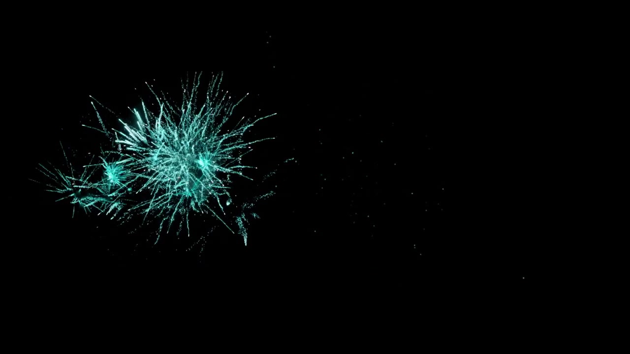 Firework display at night 4k