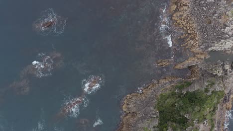 Parque-Nacional-Echizen-Kaga-Kaigan,-Vista-Aérea-De-Arriba-Hacia-Abajo,-Fukui-Japón