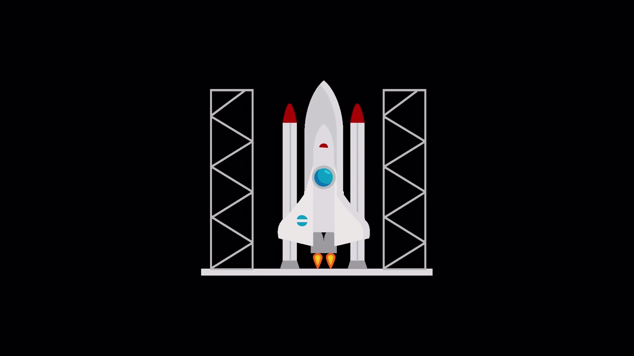 Assemblaggio e preparazione di un razzo spaziale per il lancio