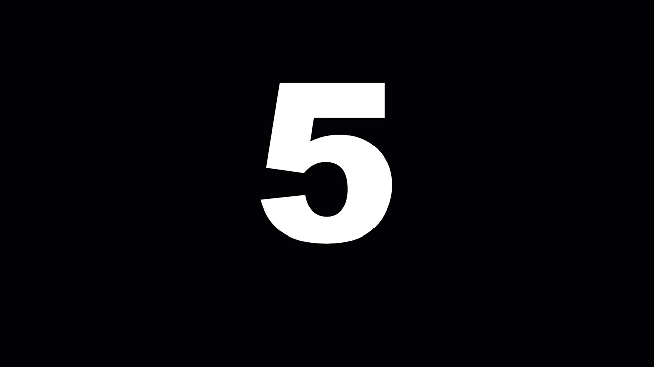 Digital Countdown Timer with Colorful Particle Effects
