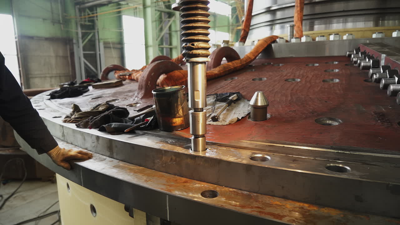 Heavy Machinery Repair and Maintenance in a Factory