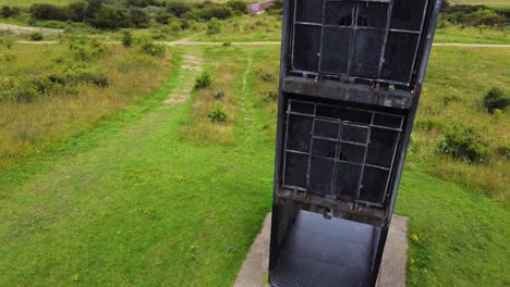 easington colliery mining cage, on old pit site