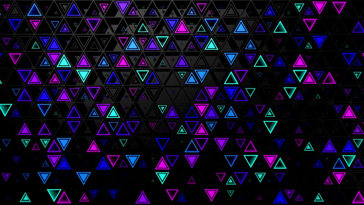 el fondo de los triángulos