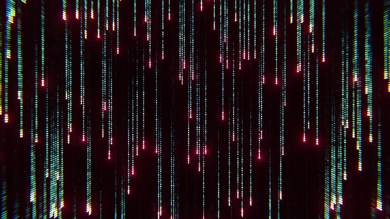 Digital Rain Visual Effect