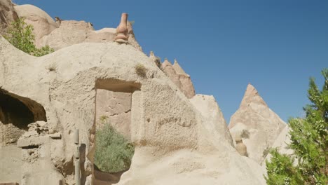 Rock-carving-wonder-fairy-chimney-natural-eroded-landscape-low-angle