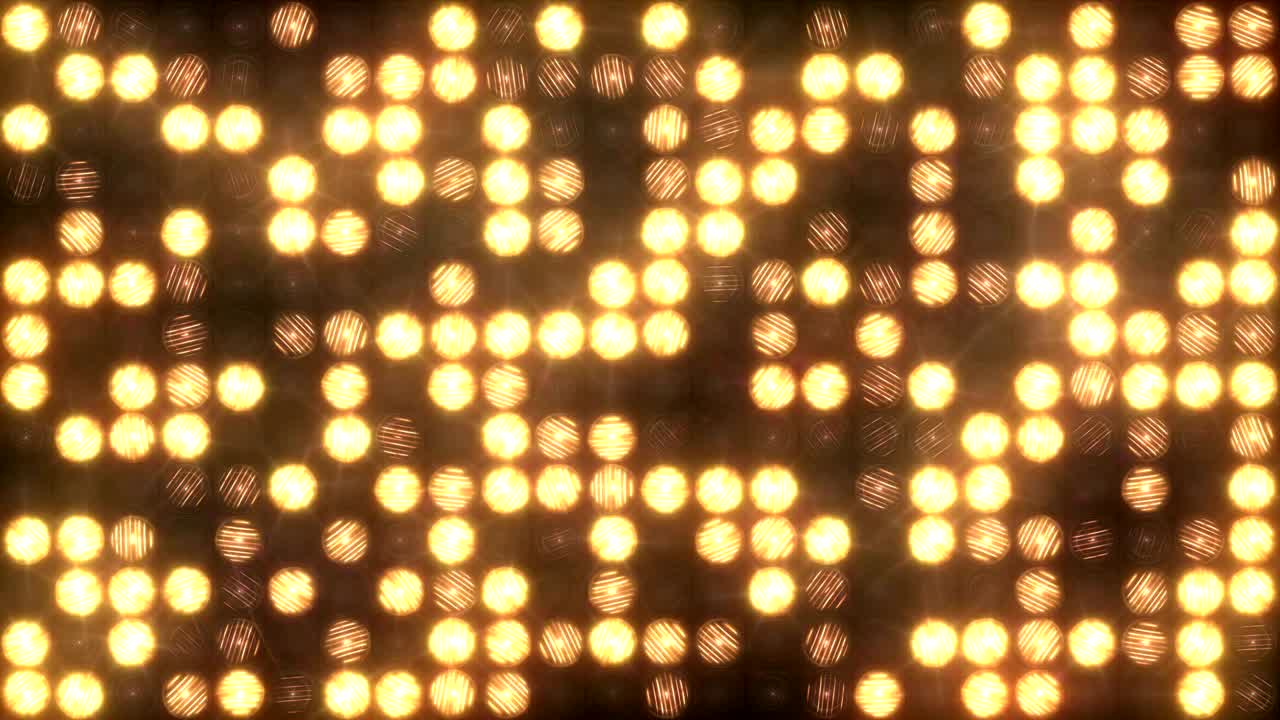 Quick random flash of lights in the wall of light