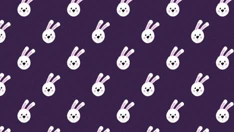 cute easter egg pattern animation 4k