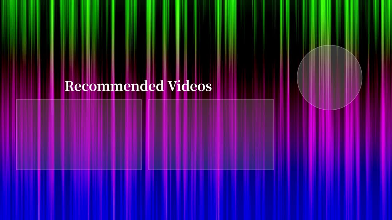 라인 그라데이션 엔드 카드 엔딩 스크린 모션 그래픽