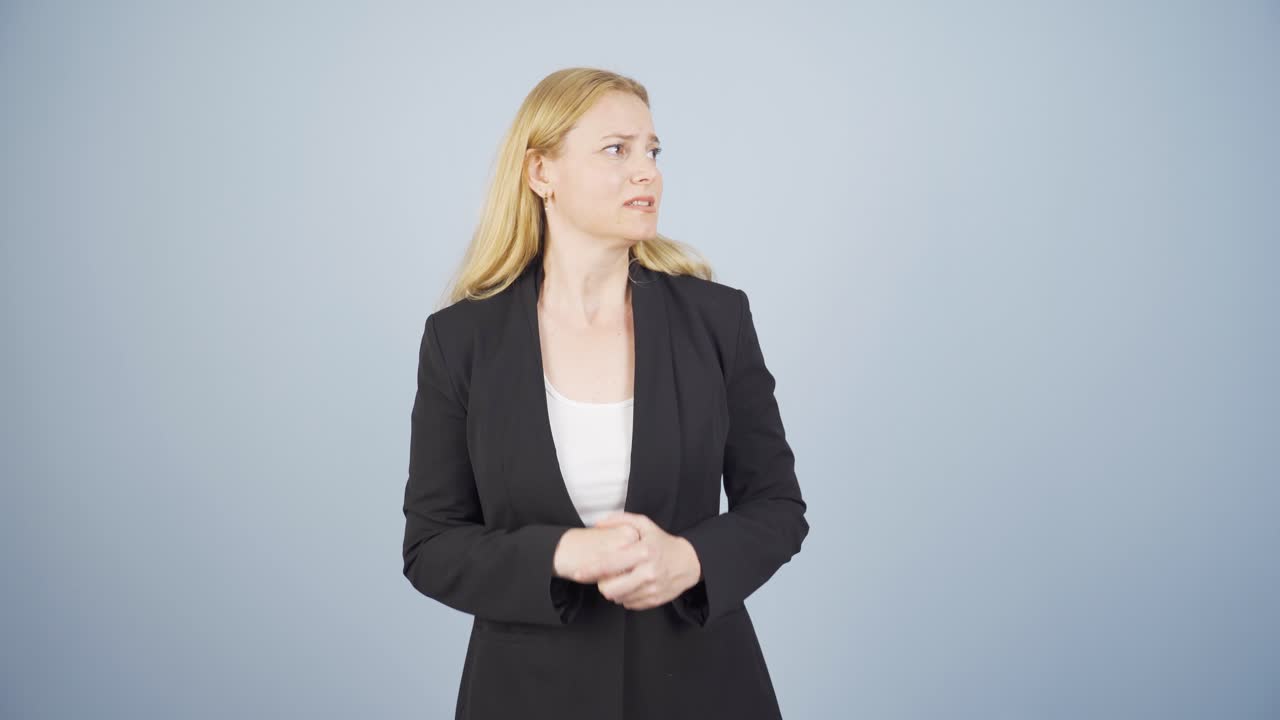 시간 압박에 시달리는 사업가입니다.