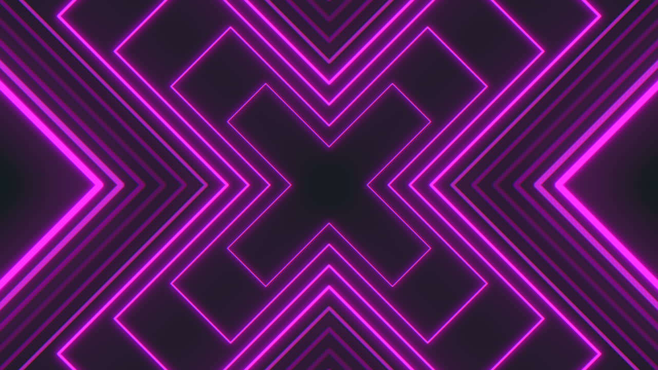 cruces de neón púrpura en vértigo sobre degradado negro