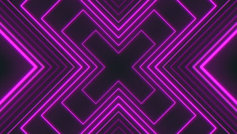 Purple-neon-crosses-in-vertigo-on-black-gradient