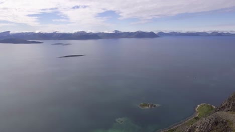 Aerial-of-mountains-and-fjord-in-Norway