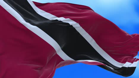 seamless loop of trinidad and tobago flag.