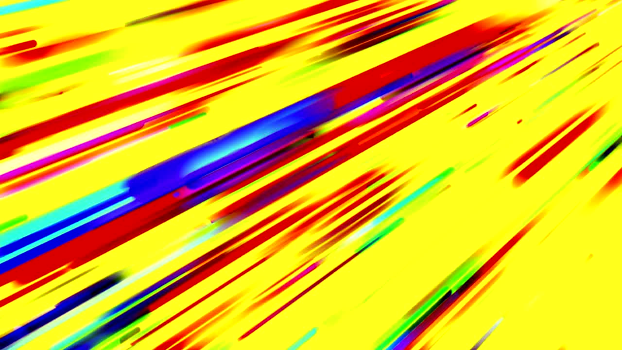 rastros de luces en amarillo