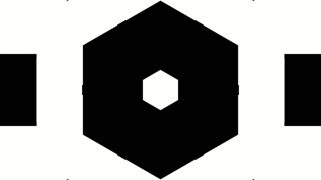 gráficos en movimiento de caleidoscopio