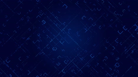 abstract technology background with moving lines dots network digital data communication digital