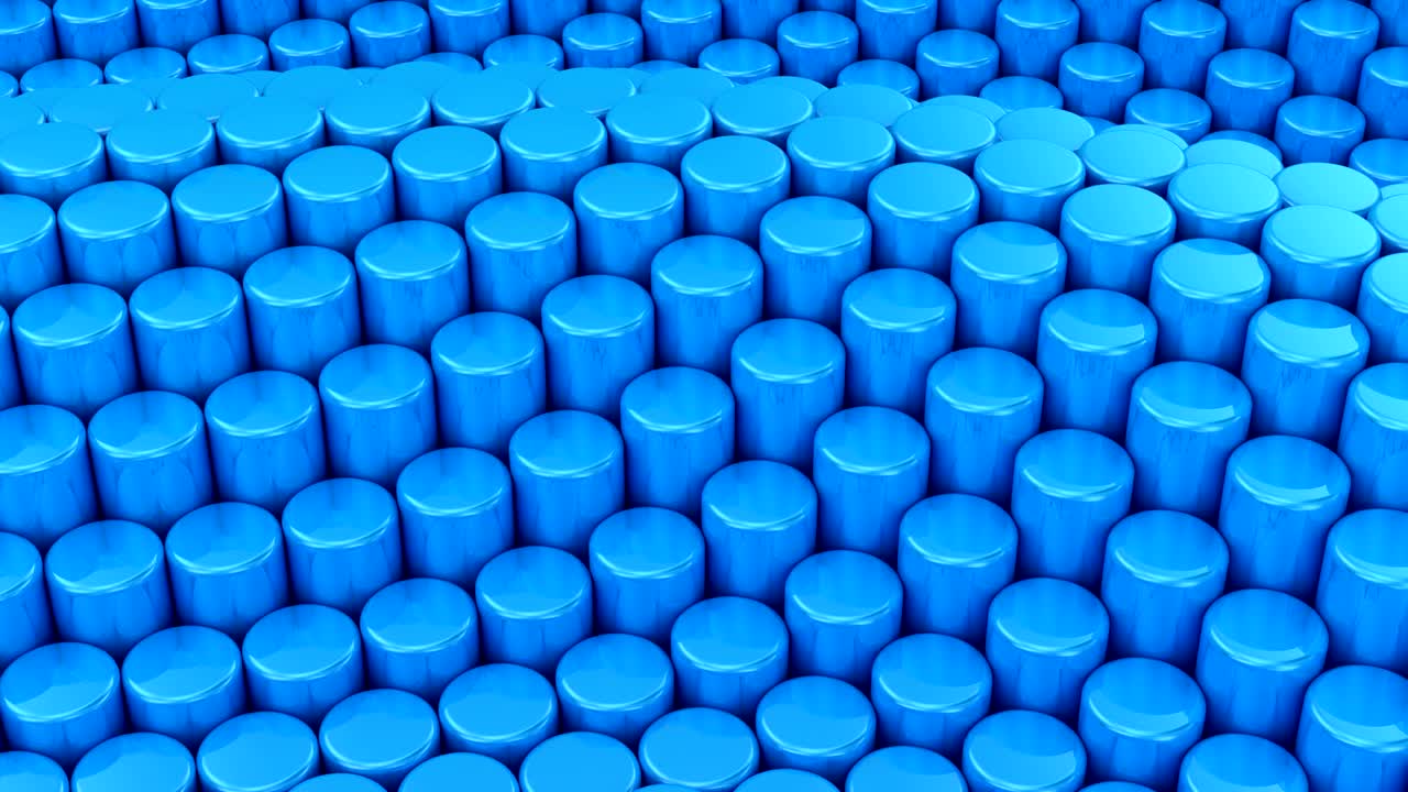 los cilindros formaron una onda