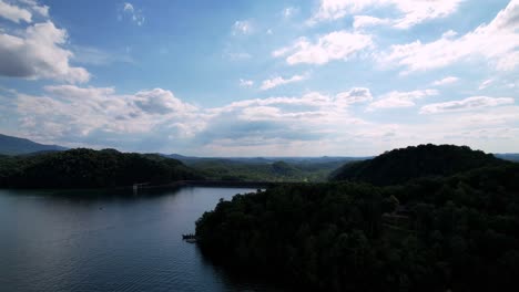 Antena-Del-Lago-South-Holston-En-El-Este-De-Tennessee