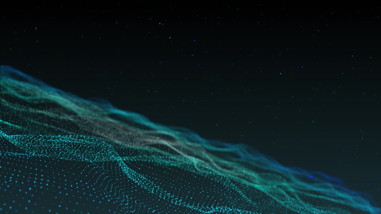 Abstract Digital Wave Pattern
