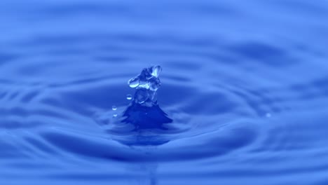gota de agua en cámara lenta