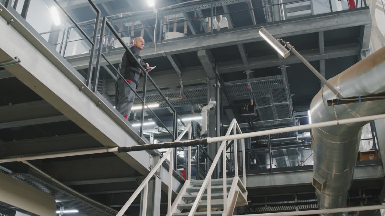 capataz que trabalha numa fábrica de produção