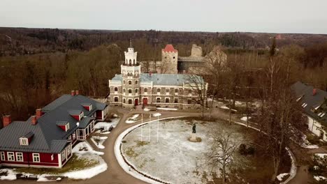 Sigulda-castle,-Latvia,-Baltic-states,-Europe