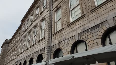 trinity college in dublin - famous landmark in the city