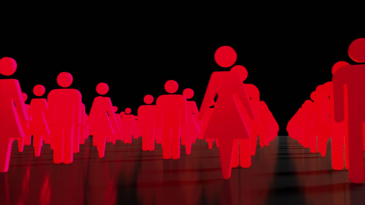 남성, 여성, 군중, 아이콘, 비즈니스 팀, 성별, 성별