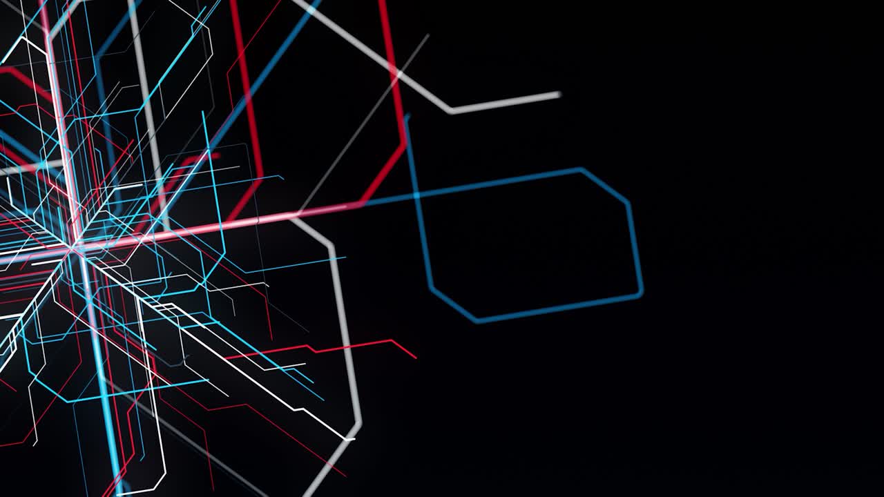 patrón de red de tecnología abstracta