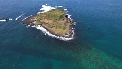 la isla de cook en nueva gales del sur, australia - fotografía aérea