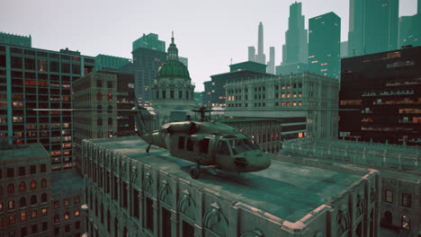 military helicopter in new york city