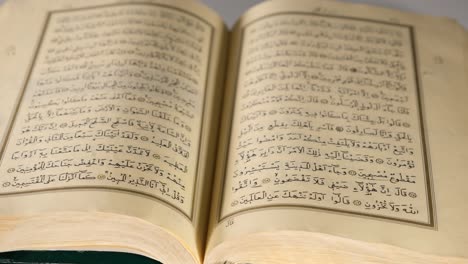 the quran on turn table