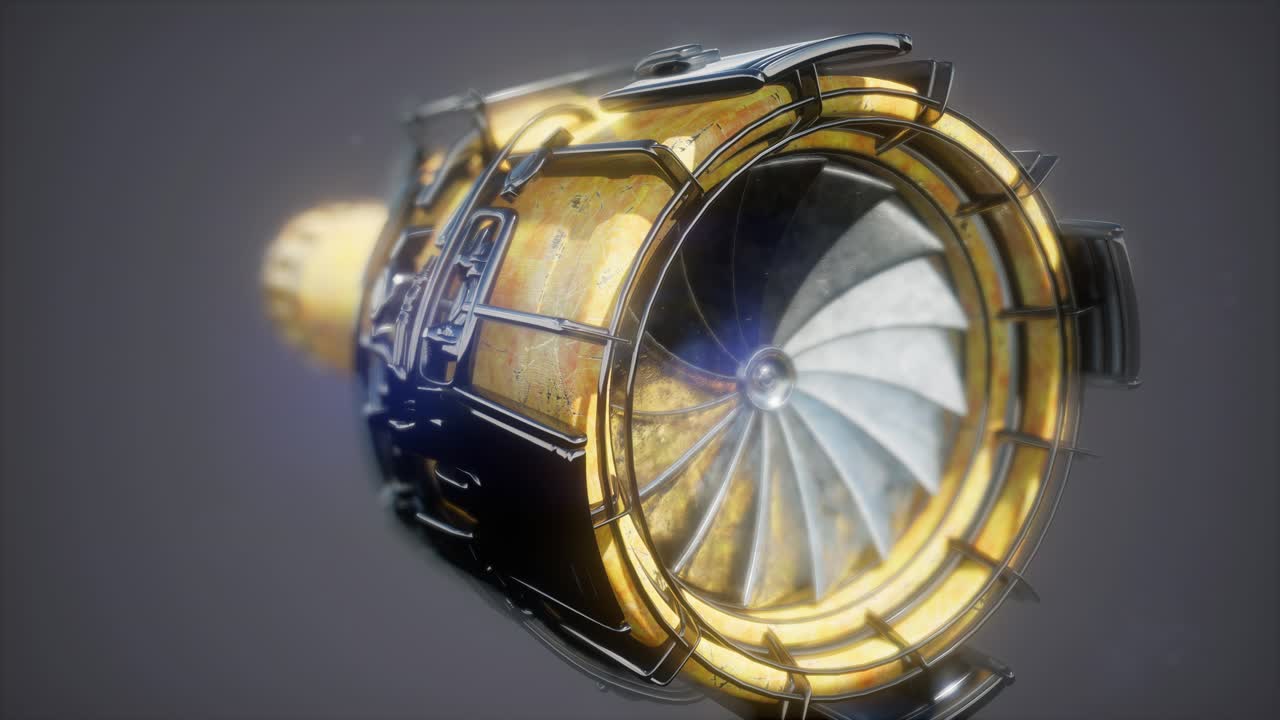 girar la turbina del motor a reacción