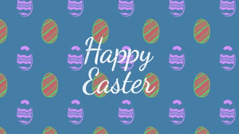 Animation-of-easter-eggs-and-happy-easter-text