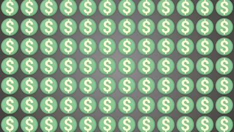 dollar american money green background coins traffic vertical