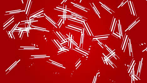 modern abstract scratches geometric motion background loop red