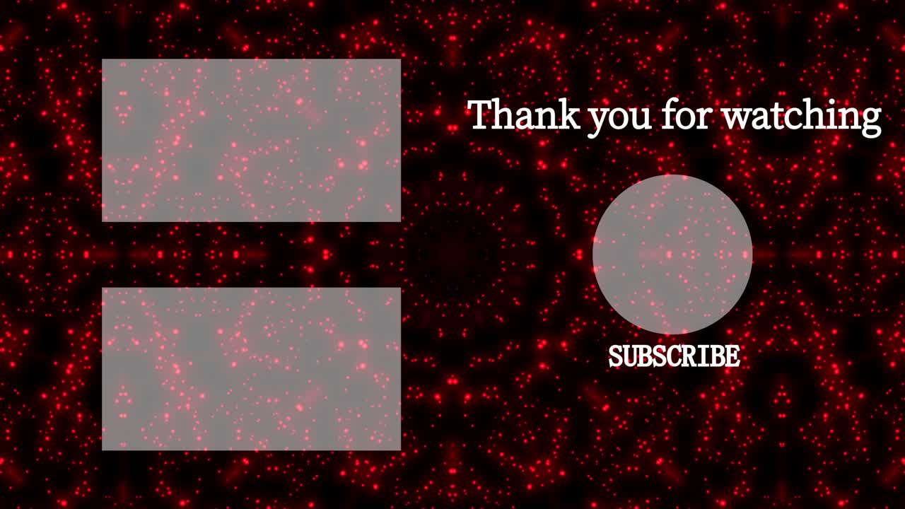 입자 반이는 칼레도스코프 엔드 카드 엔딩 스크린 모션 그래픽