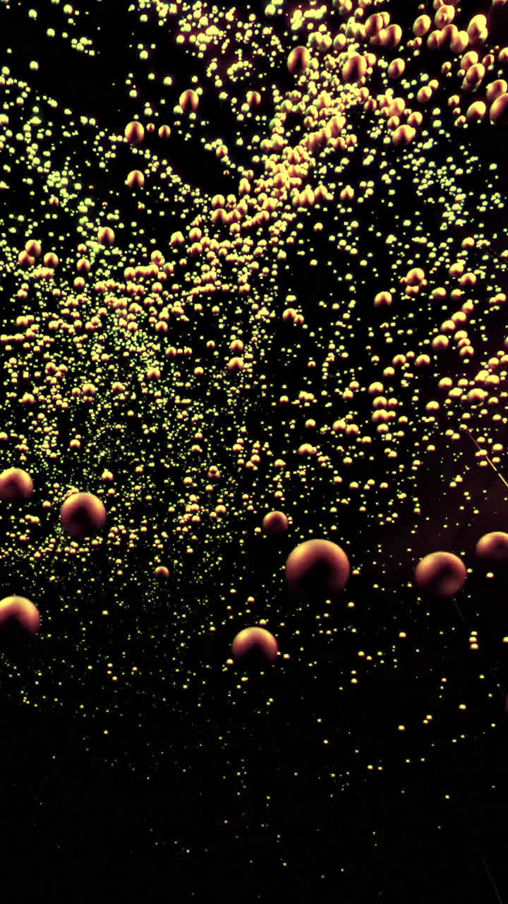 추상적인 금 거품