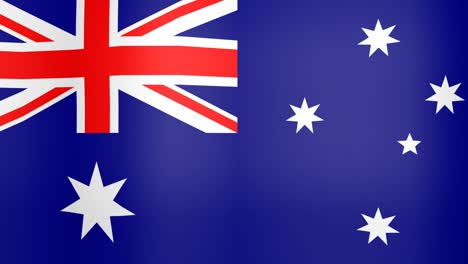 waving flag of australia looping background