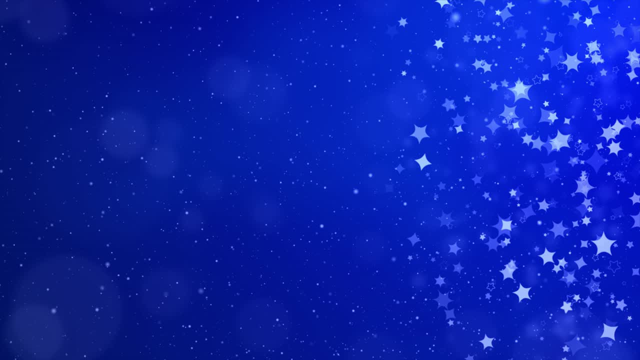 파란색 별 배경