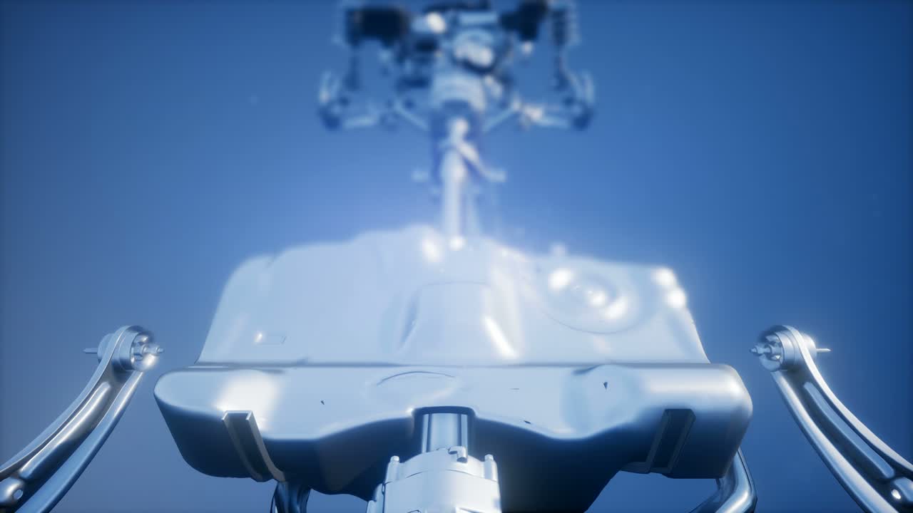 motores de automóviles detallados y otras piezas