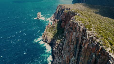 cape hauy drone view in tasmania, australia 1