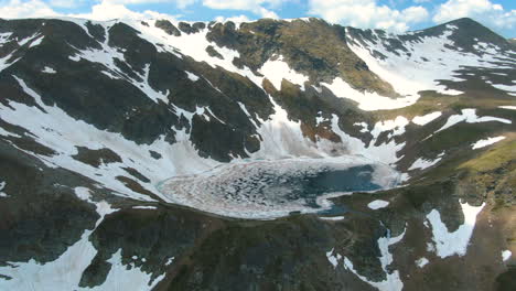 Aerial-footage-of-Seven-Rila-Lakes-in-Bulgaria-in-the-summer