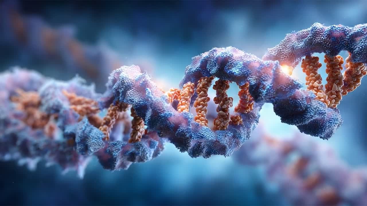 Incredible Visualization of Molecular Structures Showcasing the Complex Wiring of Genetic Material, Highlighting the Intricacies of DNA and RNA Interactions