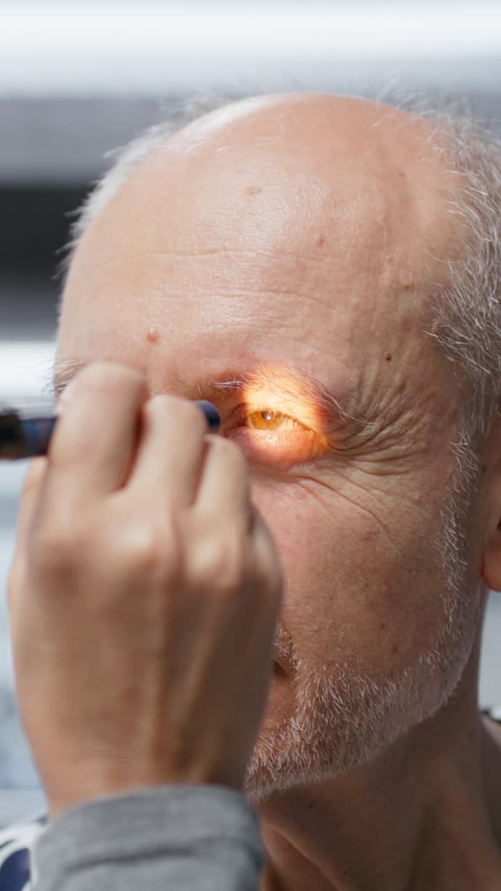 Vertical Video Female doctor checking vitals for a patient during clinical trial and testing