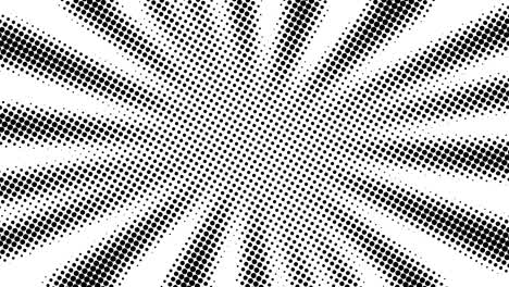 halve toon van veel punten, computer gegenereerde abstracte achtergrond, 3d-rendering achtergrond met optische illusie-effect