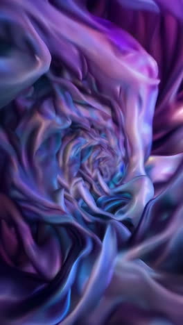 abstract purple and blue fabric design