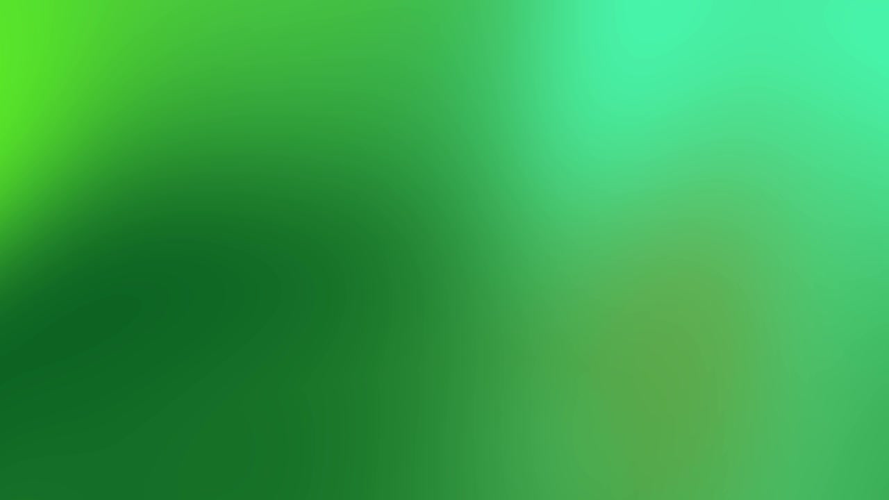 Abstract Green and Teal Blurred Gradient Background Loop