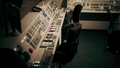 empty power plant control room