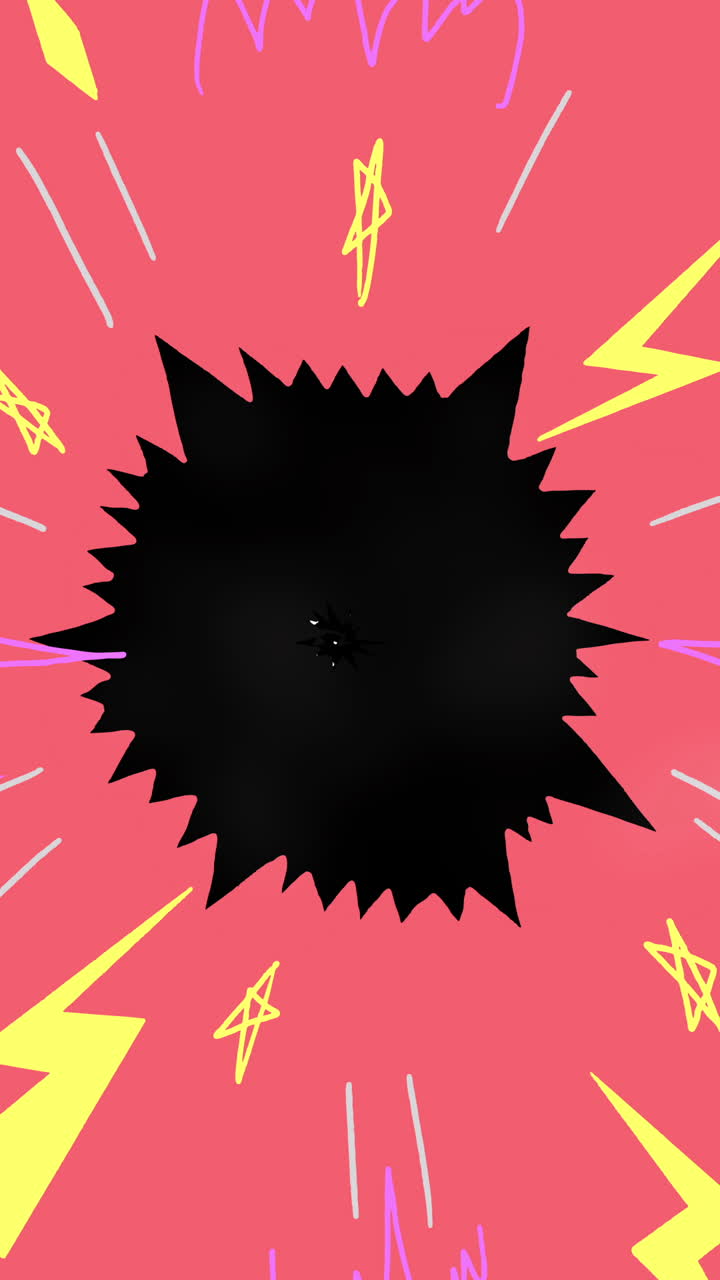 Particelle Bianche Astratte che Volano su Sfondo Nero